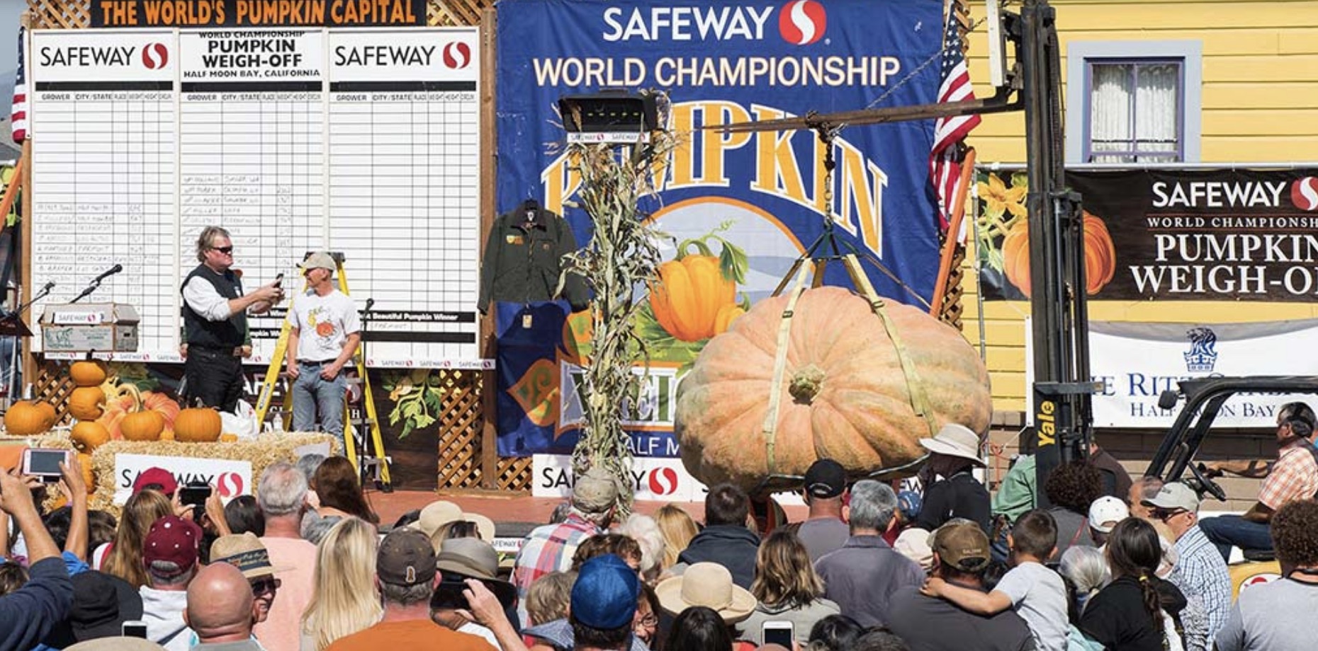 Half Moon Bay's 2021 Heavyweight World Championship Pumpkin WeighOff